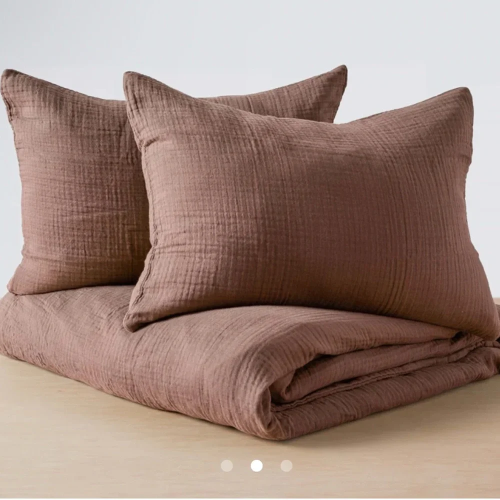 The Citizenry Organic Cotton Gauze Duvet Set Woven in Turkey
